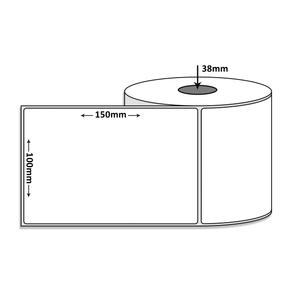 DM 99x148 Direct Thermal Shipping labels 350 PER ROLL W/O - Image 2