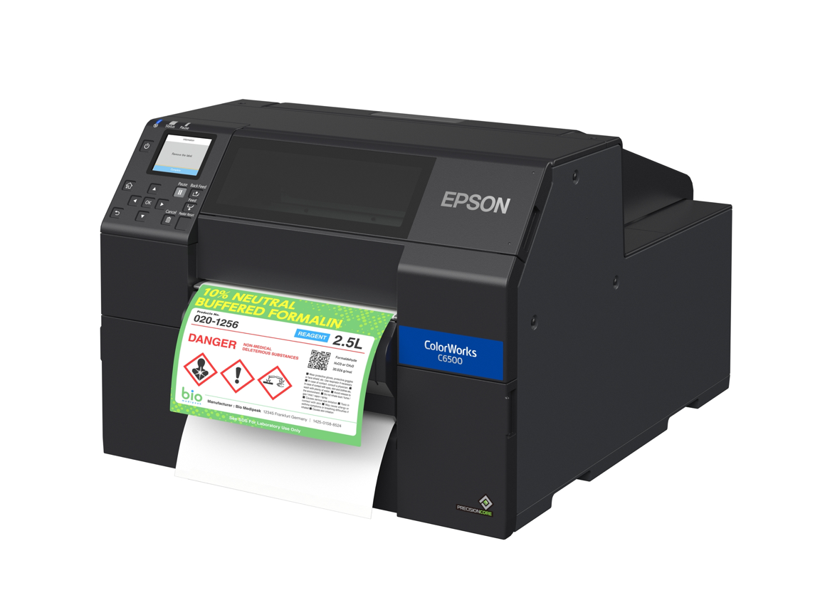 Epson ColorWorks CW-C6510P Colour Inkjet Label Printer (8" with Auto-Peeler)